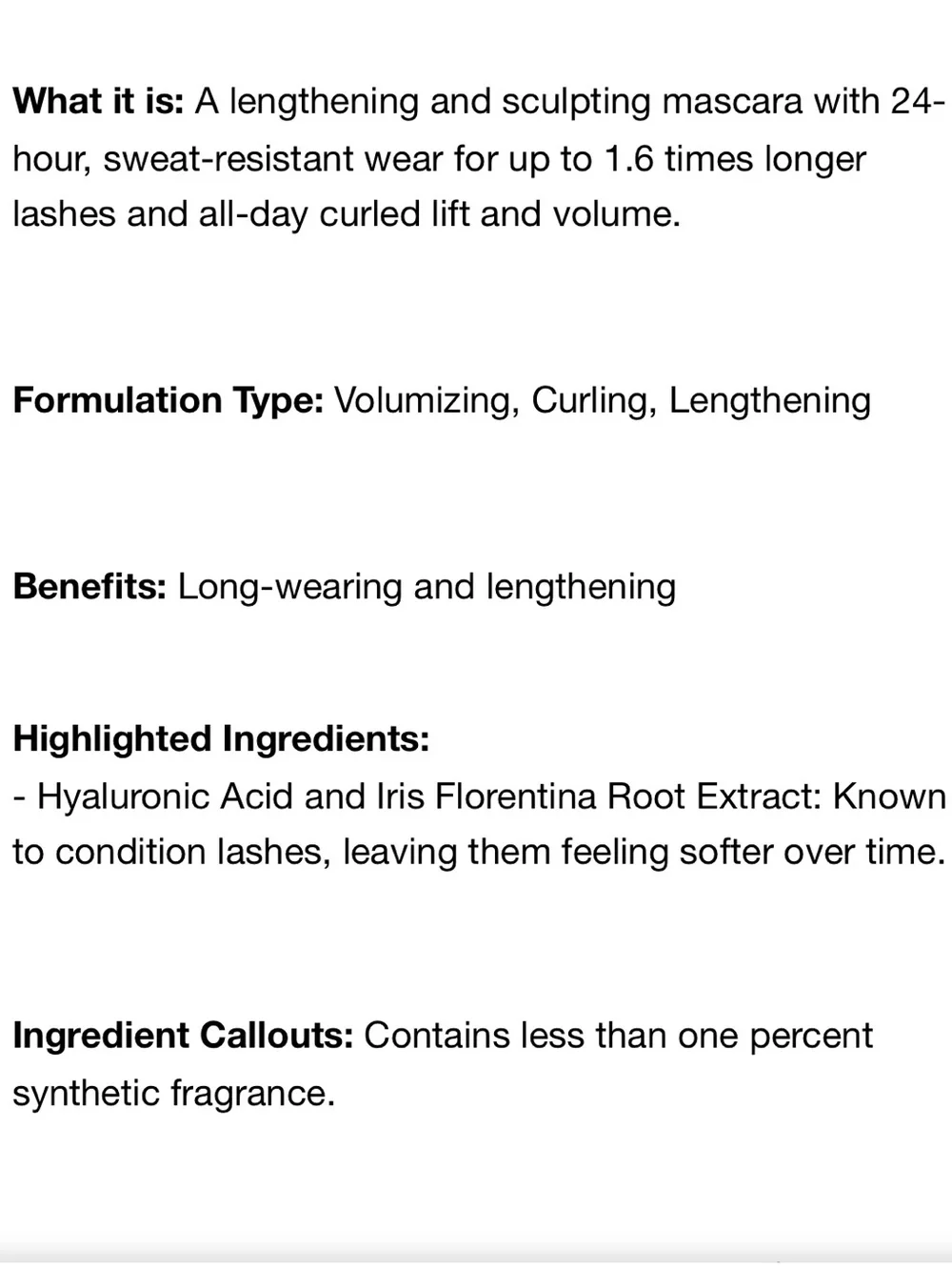 Yves Saint Laurent Lash Latex Lengthening & Lift Sculpting Mascara